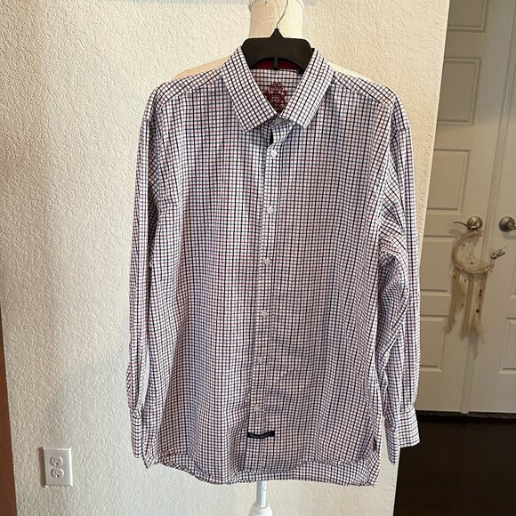 ENGLISH LAUNDRY Dress Shirt with Contrasting Cuffs - XL - Picture 2 of 9